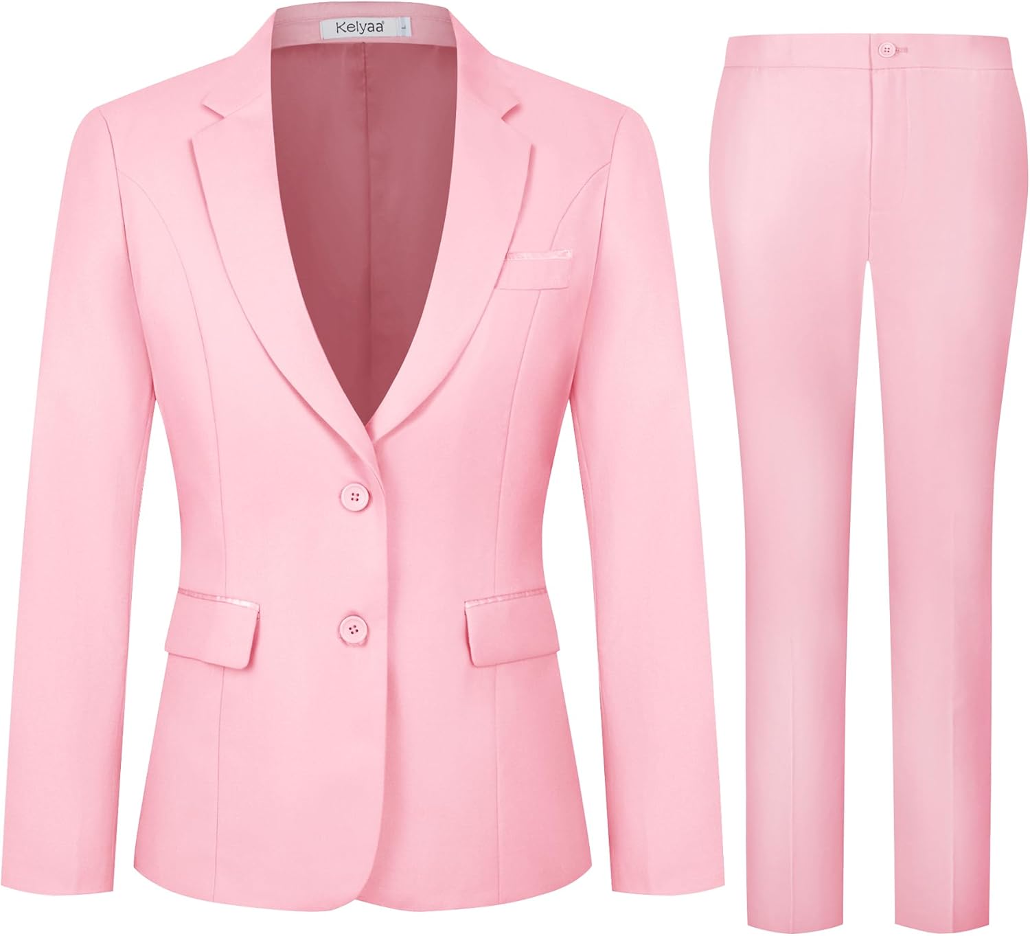 Size L/XL Women's 3 Piece Suit Lady 2 Button Business Work Office Slim Fit Blazer Jacket Pants Set